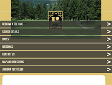 Tablet Screenshot of lewisrivergolf.com